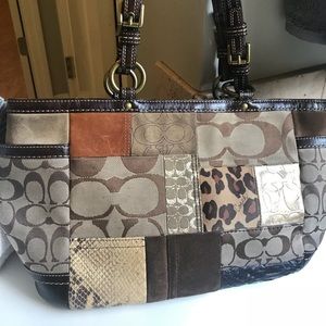 Coach patchwork bag